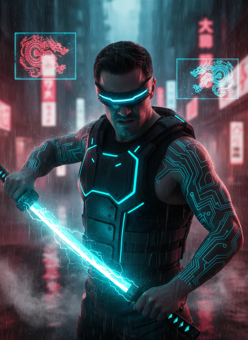 Cyber Punk portrait